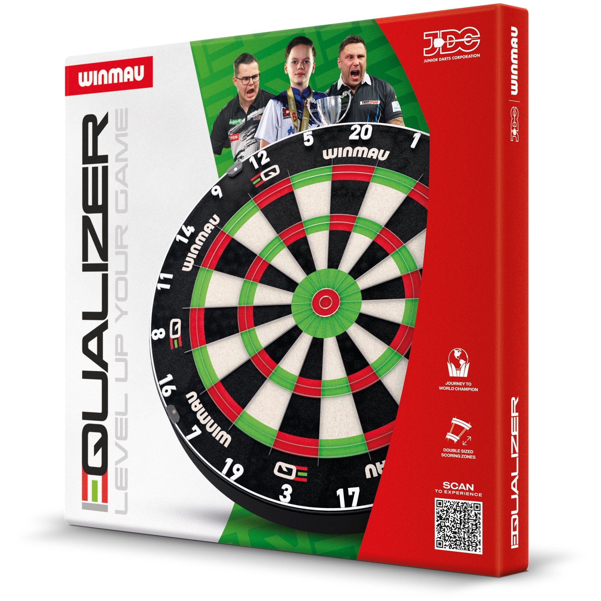 Equalizer Dartscheibe - Offizielle JDC Trainings-Dartscheibe