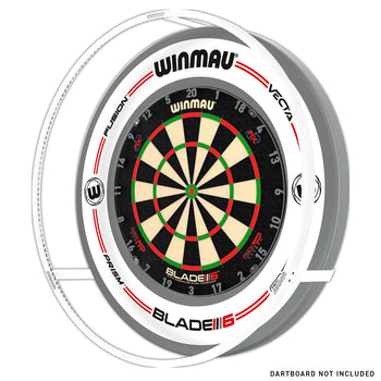 Plasma Ice Dartboard Light & Grey/White Pro-Line Surround Bundle
