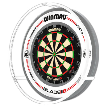 Plasma Ice Dartboard Light & Grey/White Pro-Line Surround Bundle