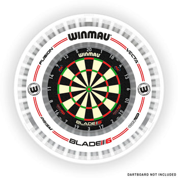 Plasma Ice Dartboard Light & Grey/White Pro-Line Surround Bundle