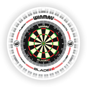 Plasma Ice Dartboard Light & Grey/White Pro-Line Surround Bundle