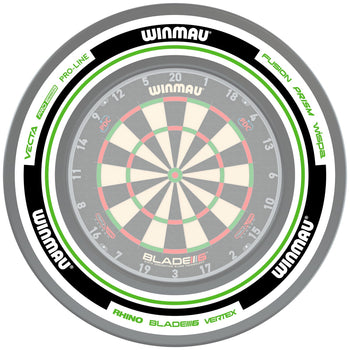 Advance White and Green Dartboard Surround