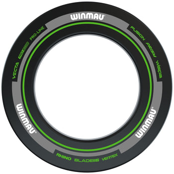 Advance Black and Green Dartboard Surround