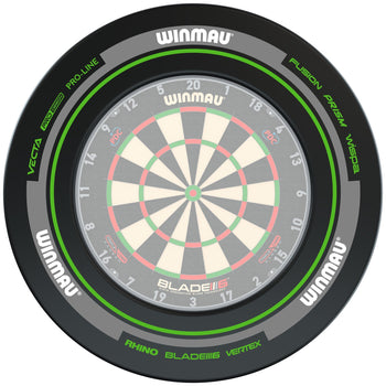 Advance Black and Green Dartboard Surround