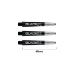 Blade X - Vecta Shafts - Black & Silver Medium