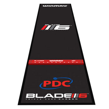 Alfombrilla de dardos Pro Zone Precision Blade 6 de tacto suave y oche integrado