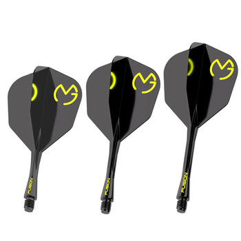 Fusion #6 Integrated Flight & Shaft MvG Design Black & Green