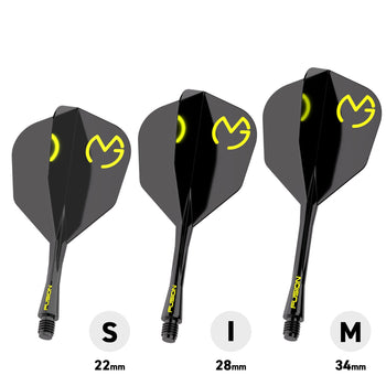 Fusion #6 Integriertes Flug- & Wellen-MvG-Design Schwarz & Grün