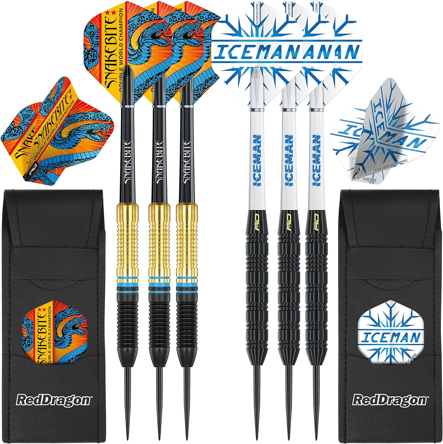 Peter Wright 'Snakebite' v Gerwyn Price 'Iceman' DWC Brass Darts Set