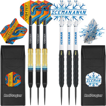 Peter Wright 'Snakebite' v Gerwyn Price 'Iceman' DWC Brass Darts Set