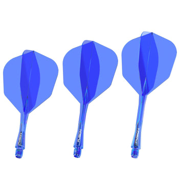 Fusion #6 Integrated Flight & Shaft Blue (Translucent)