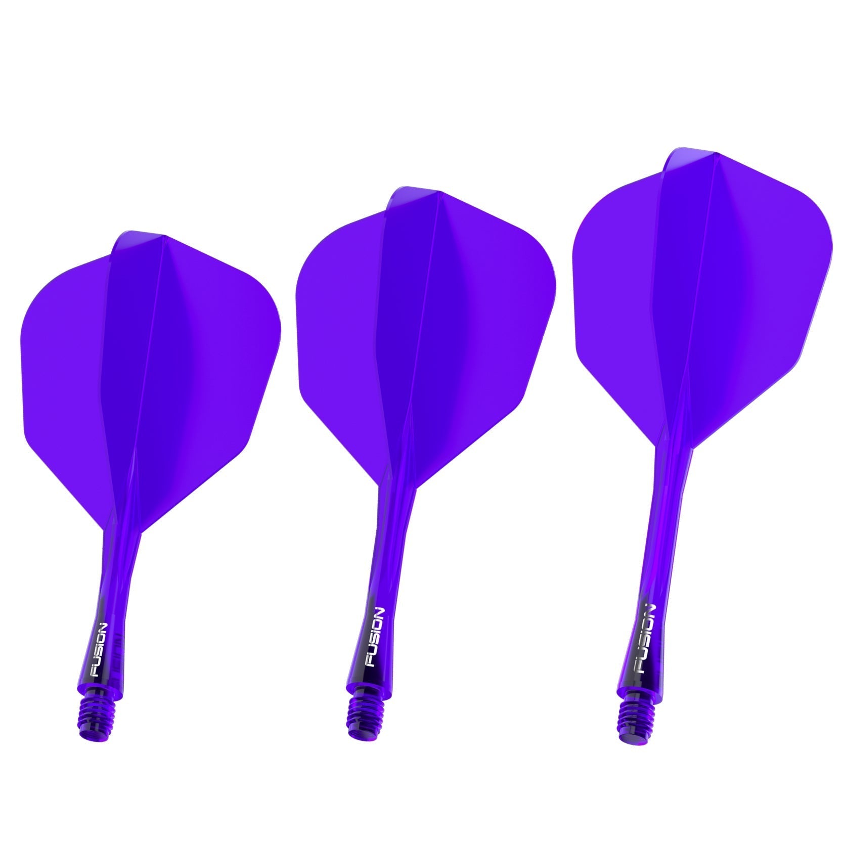Fusion #6 Integrated Flight & Shaft Purple (Translucent)