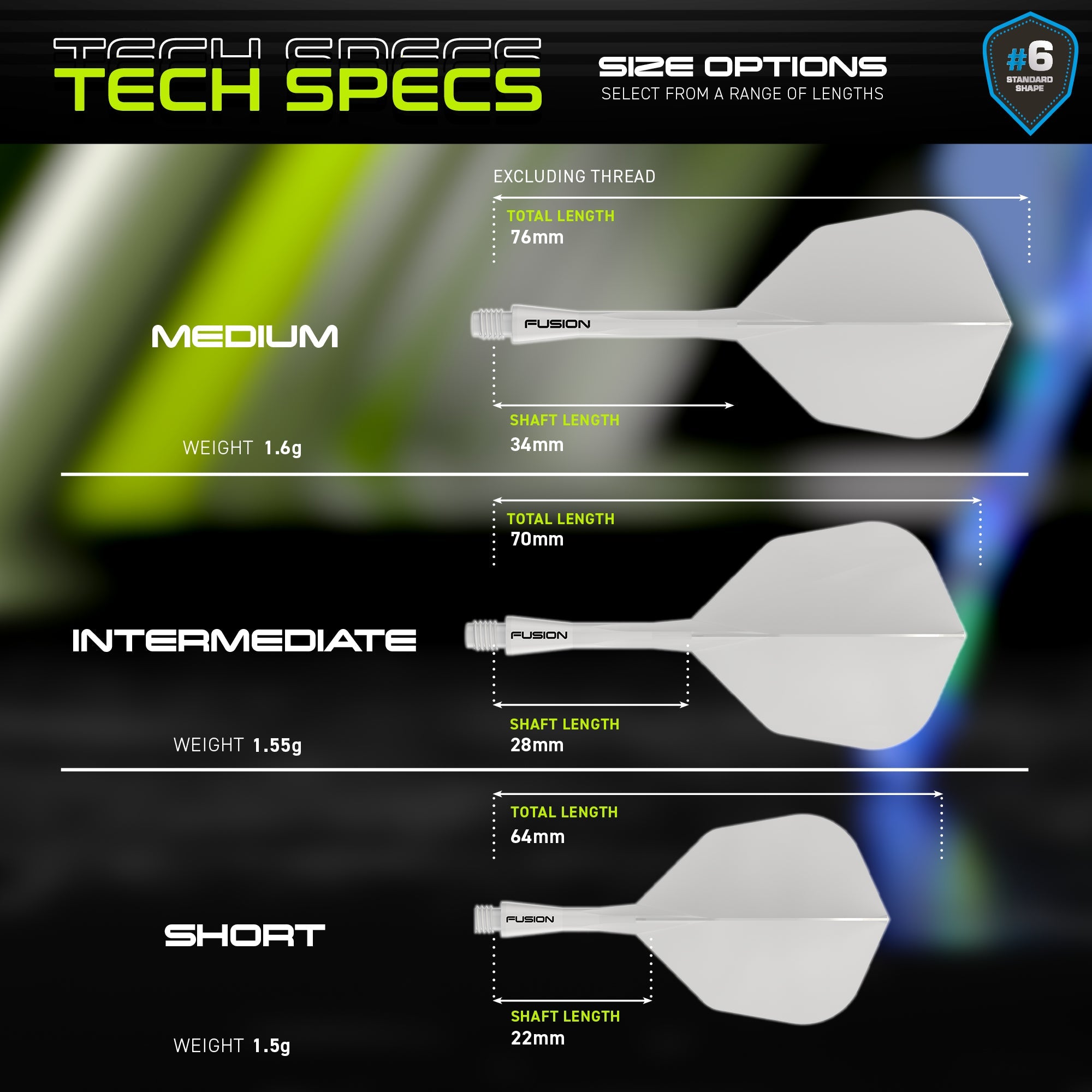 Fusion intégré vol et arbre #6 transparent blanc solide court