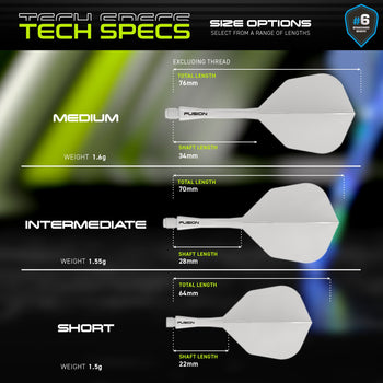 Fusion intégré vol et arbre #6 transparent blanc solide court