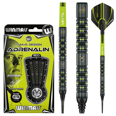 Winmau MvG Adrenalin Softip Darts | Winmau.com