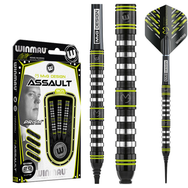 Winmau MvG Assault Softip Darts | Winmau.com