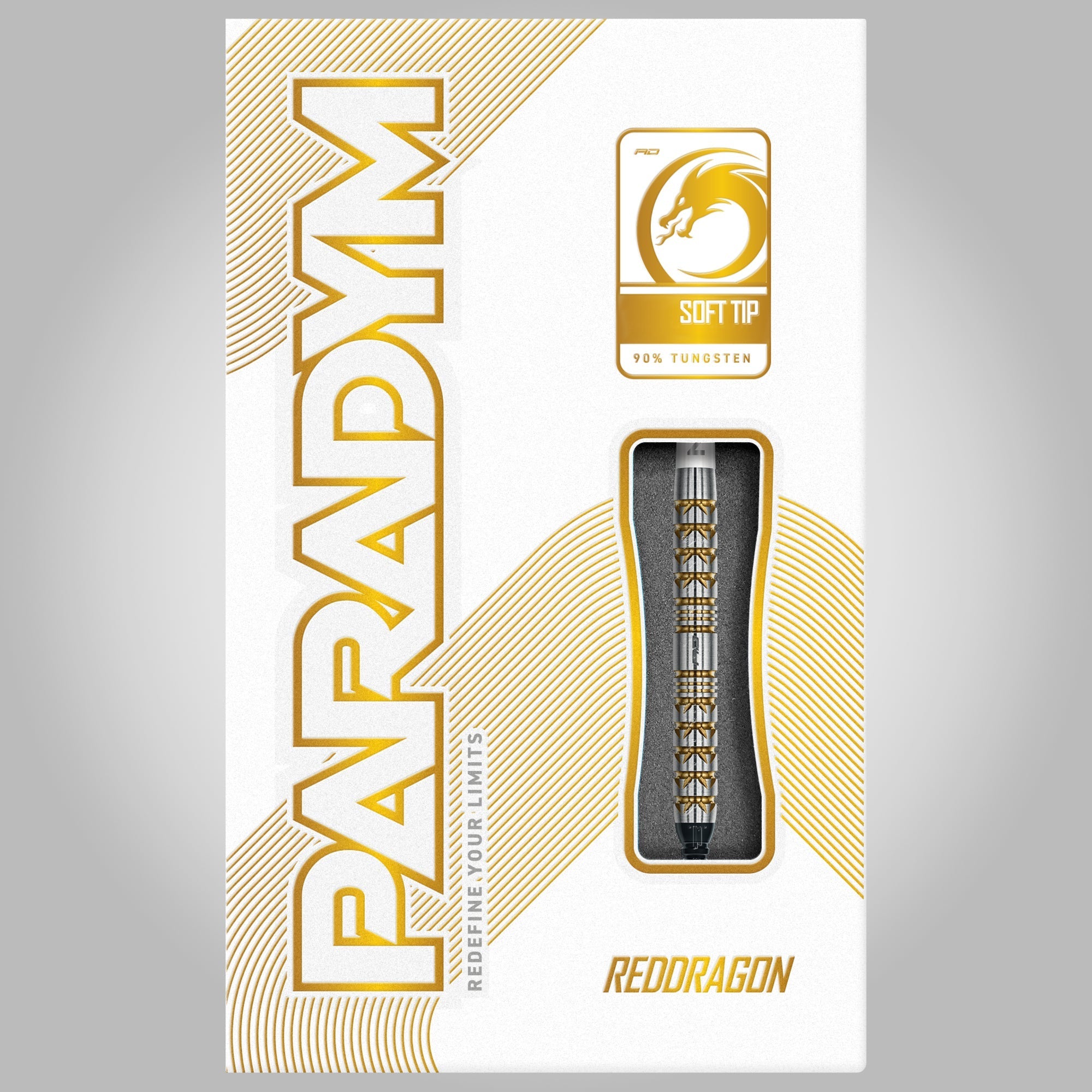 Red Dragon Paradym Soft-Tip-Darts – Gold- und Silberparallel