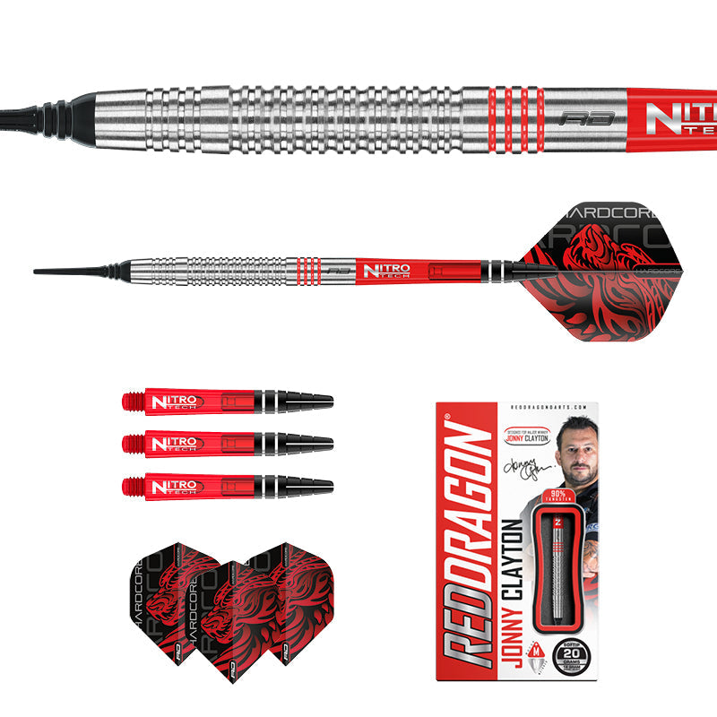 Jonny Clayton Originals Softip Darts | Red Dragon Darts – Winmau