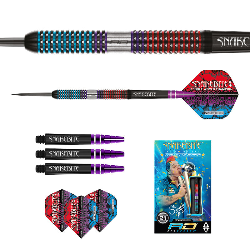 Peter Wright Snakebite Spirit Darts | Red Dragon Darts – Winmau