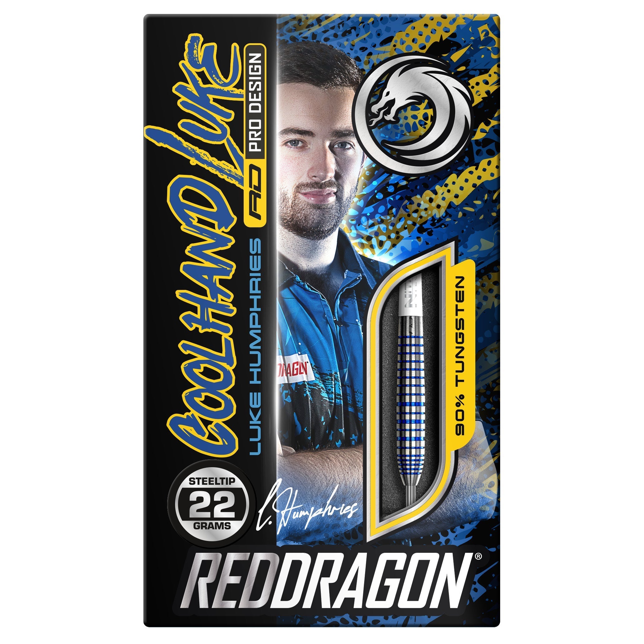 Luke Humphries Cool Blue S.E. Darts | Red Dragon Darts – Winmau