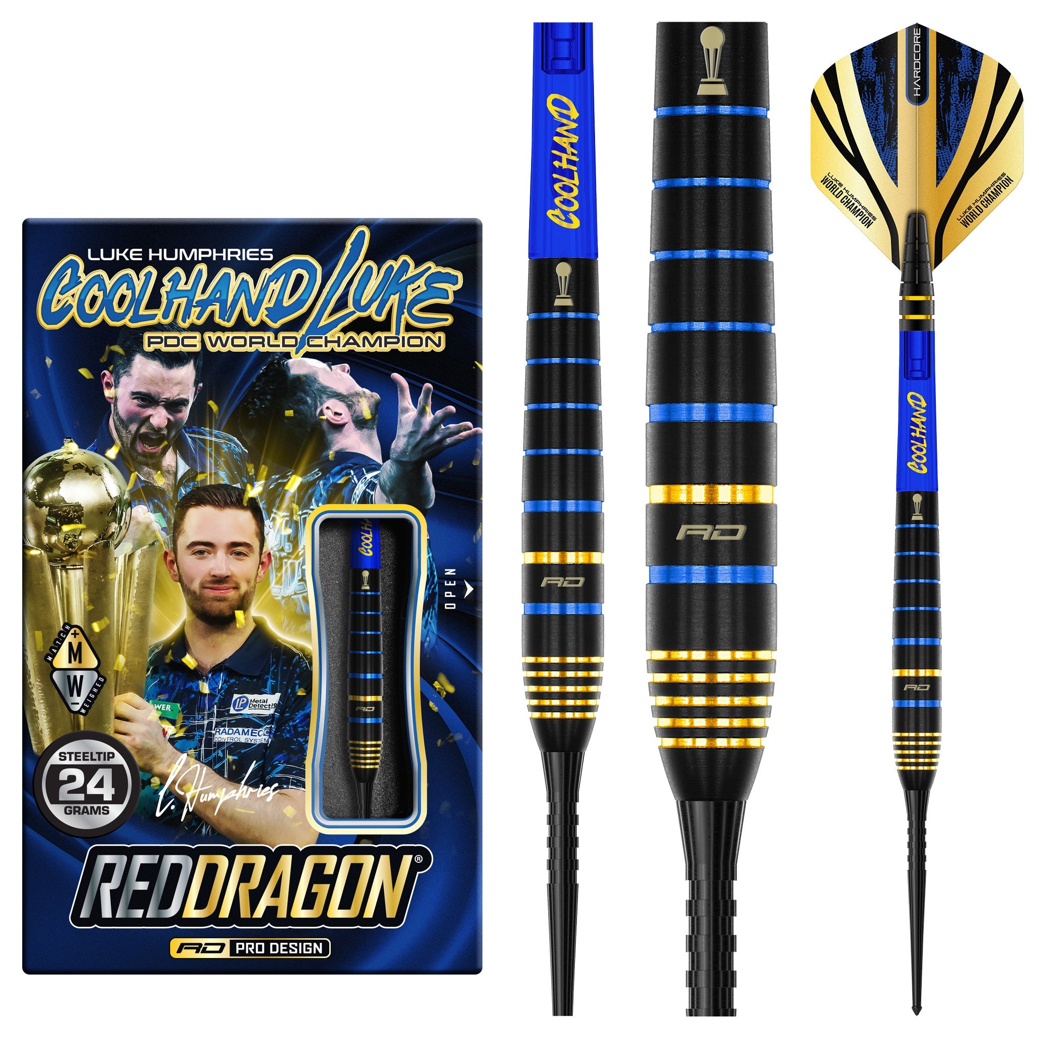 Luke Humphries TX4 Avenger | Red Dragon Darts – Winmau