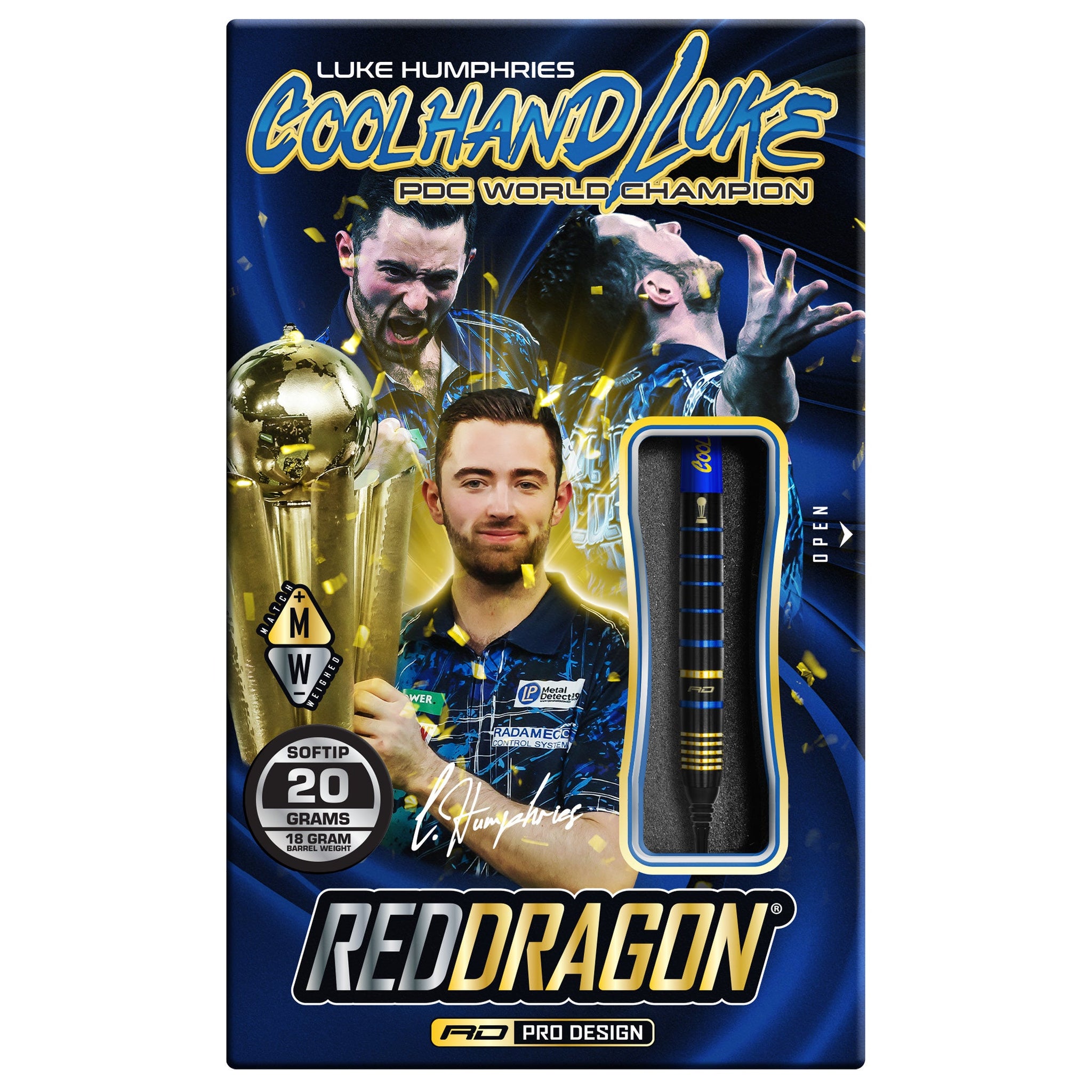 Luke Humphries TX4 Vengador Punta Blanda