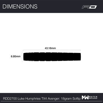 Luke Humphries TX4 Avenger Soft Tip
