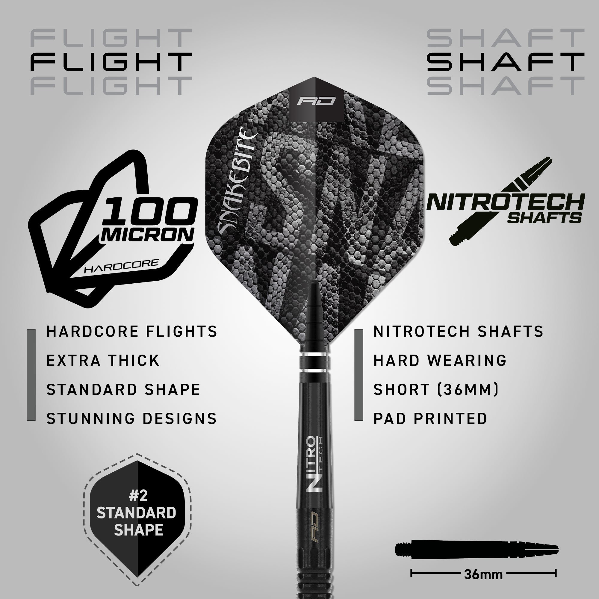 Peter Wright - Schwarze Mamba Weiche Spitze