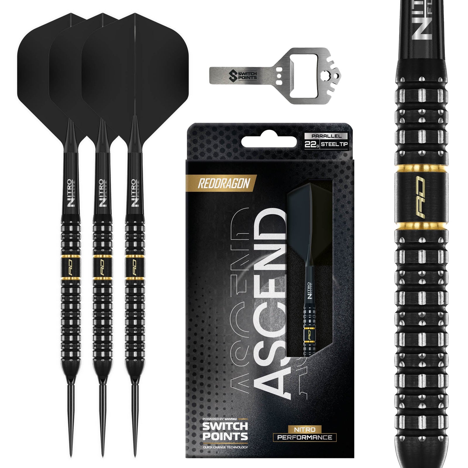 Ascend 90% Switch Point Darts | Parallel