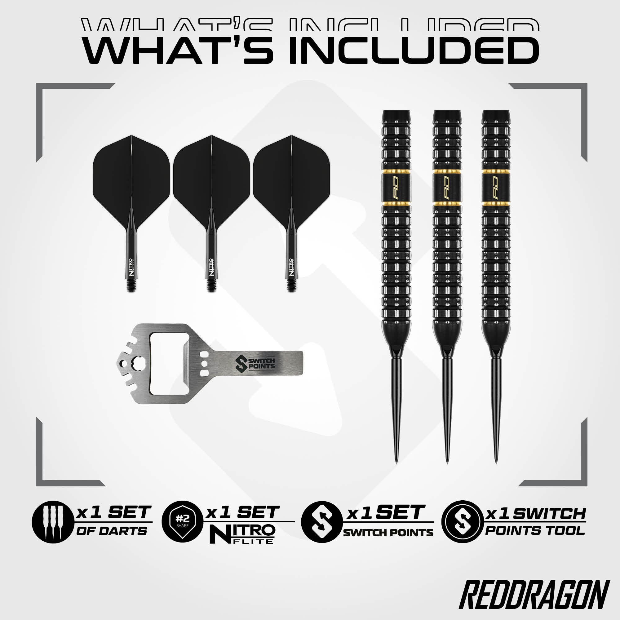 Ascend 90% Switch Point Darts | Parallel