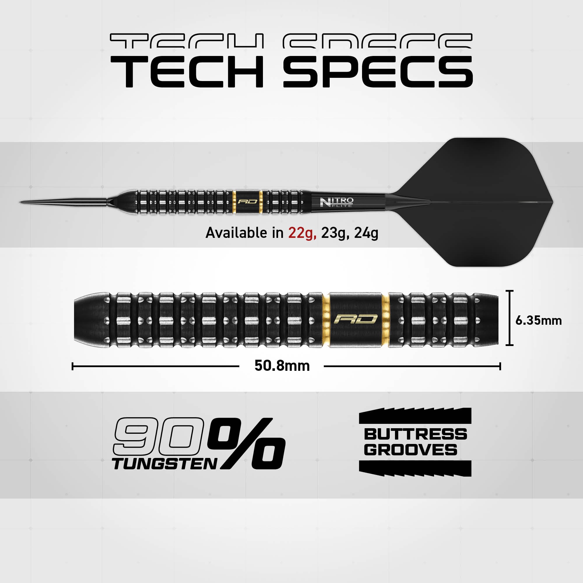 Ascend 90% Switch Point Darts | Parallel