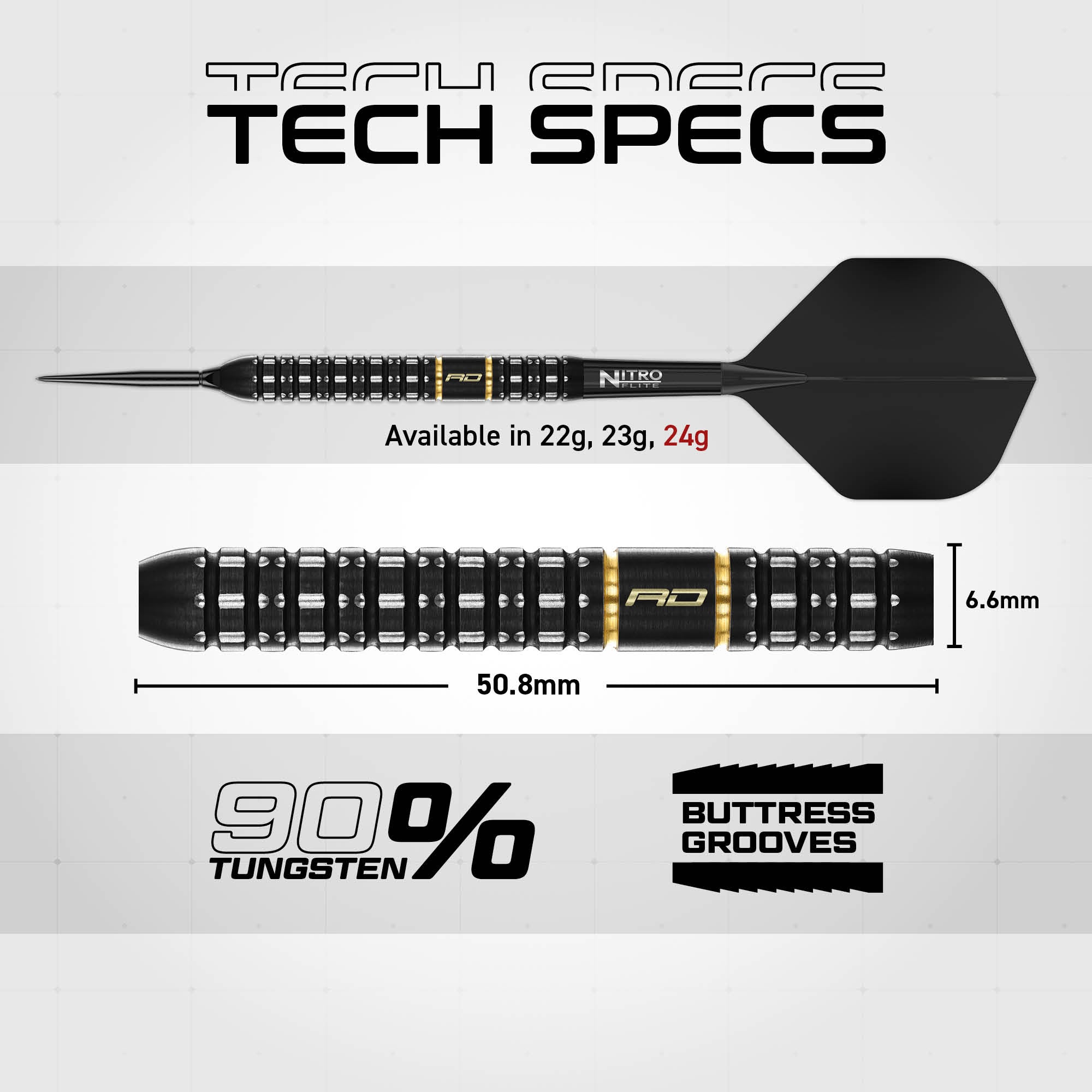 Ascend 90% Switch Point Darts | Parallel