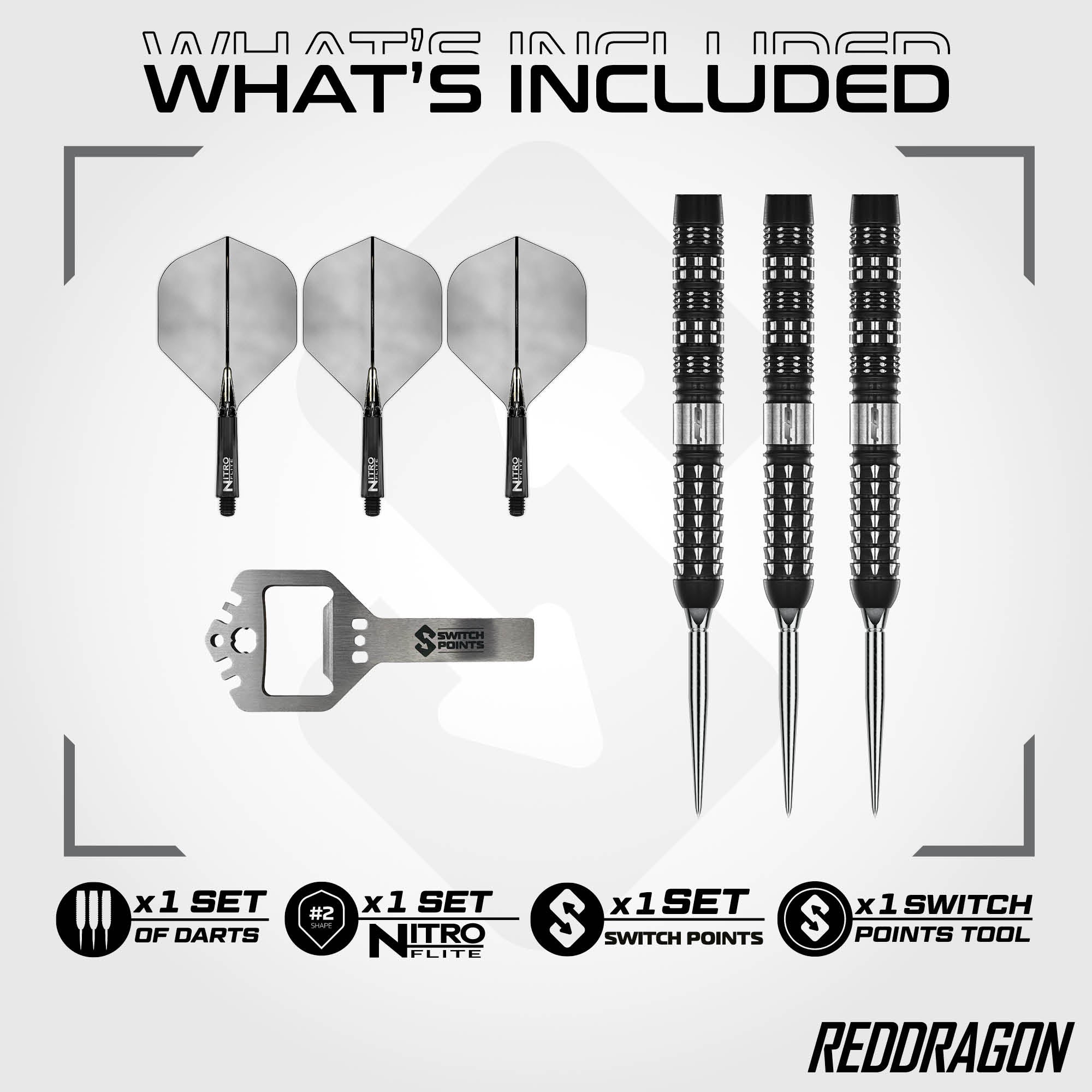 Recon 90% Switch Point Darts - Parallel