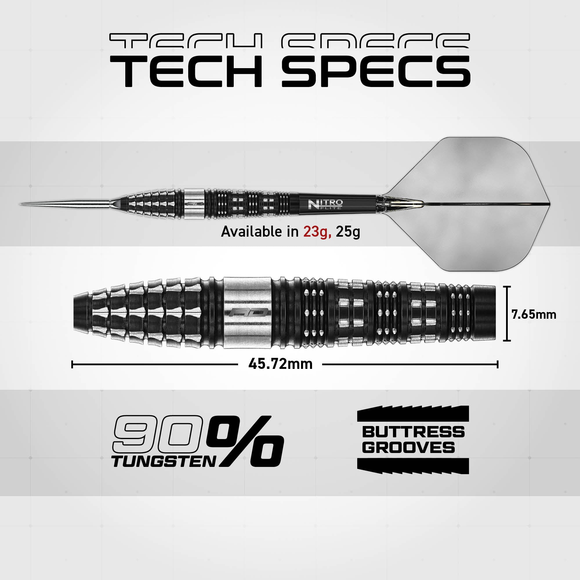 Recon 90% Switch Point Darts | Torpedo