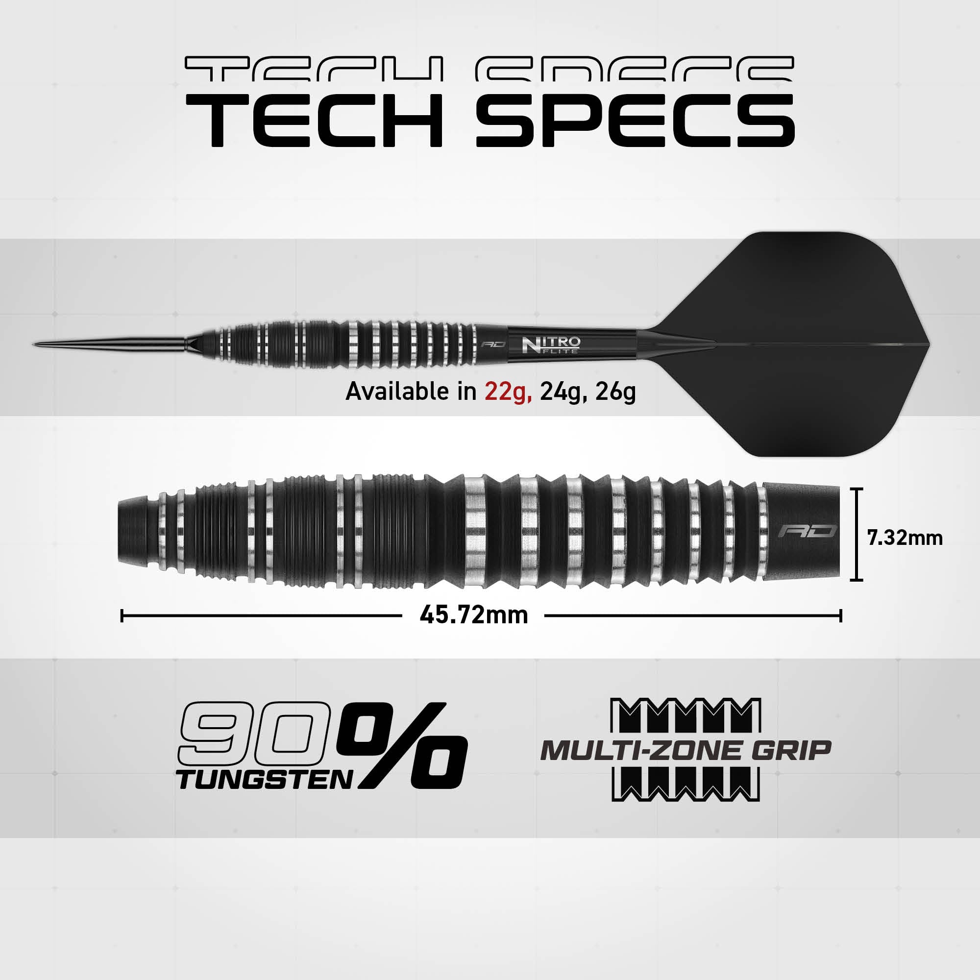 Sable 03 90% Switch Point Darts | Bomb