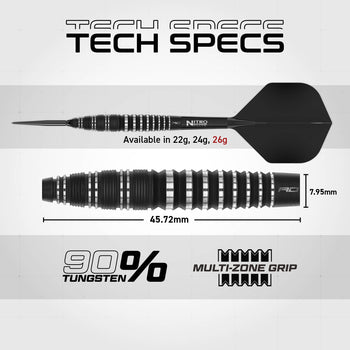 Sable 03 90% Switch Point Darts | Bomb