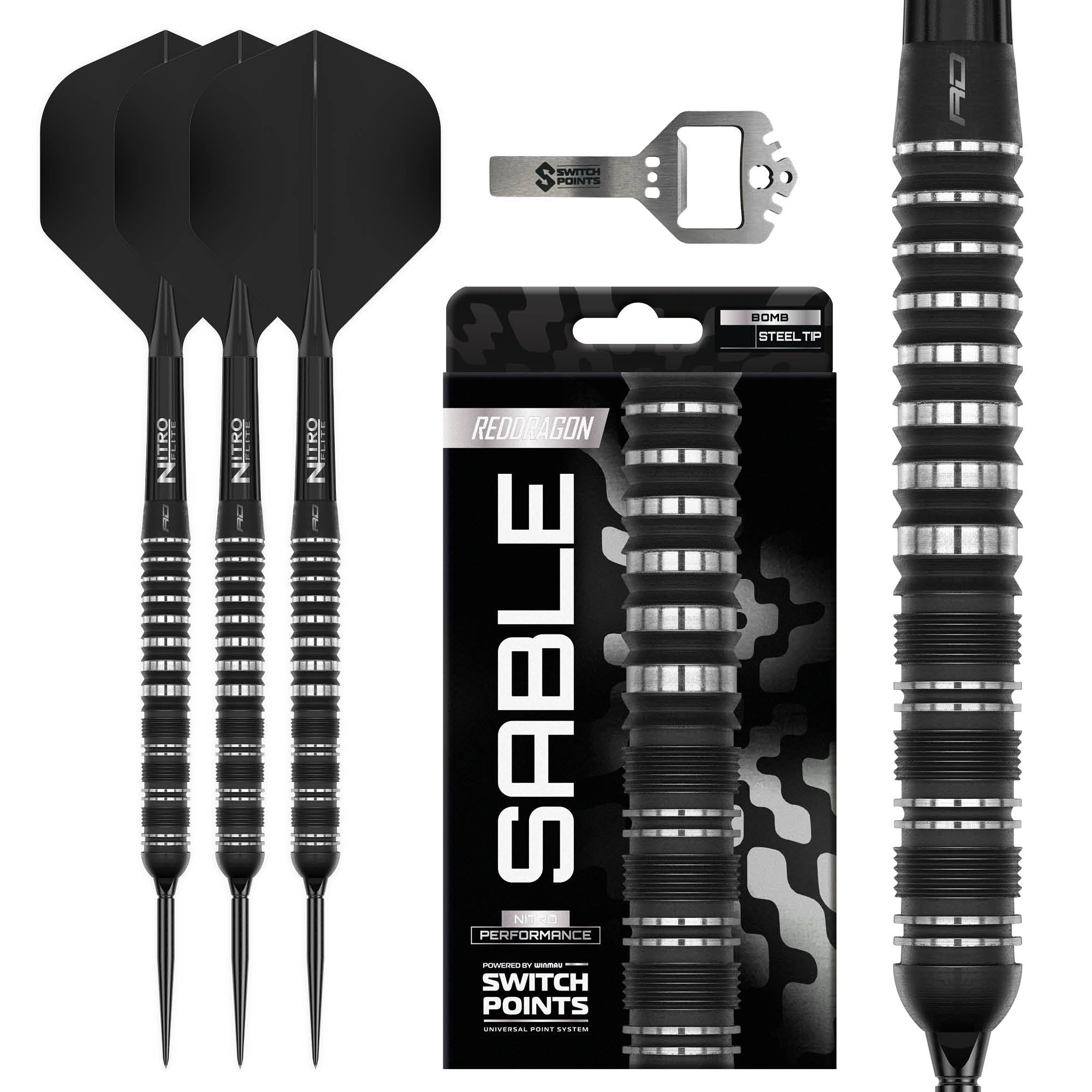 Sable 01 90% Switch Point Darts | Parallel