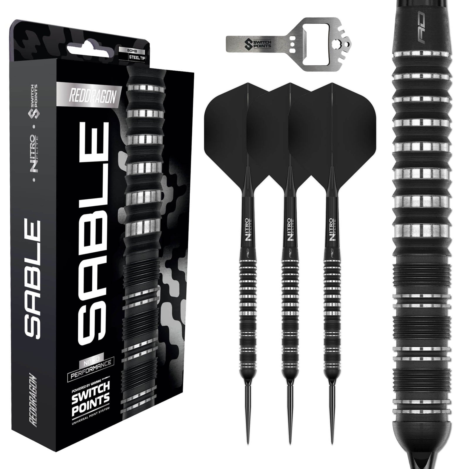 Sable 01 90% Switch Point Darts | Parallel