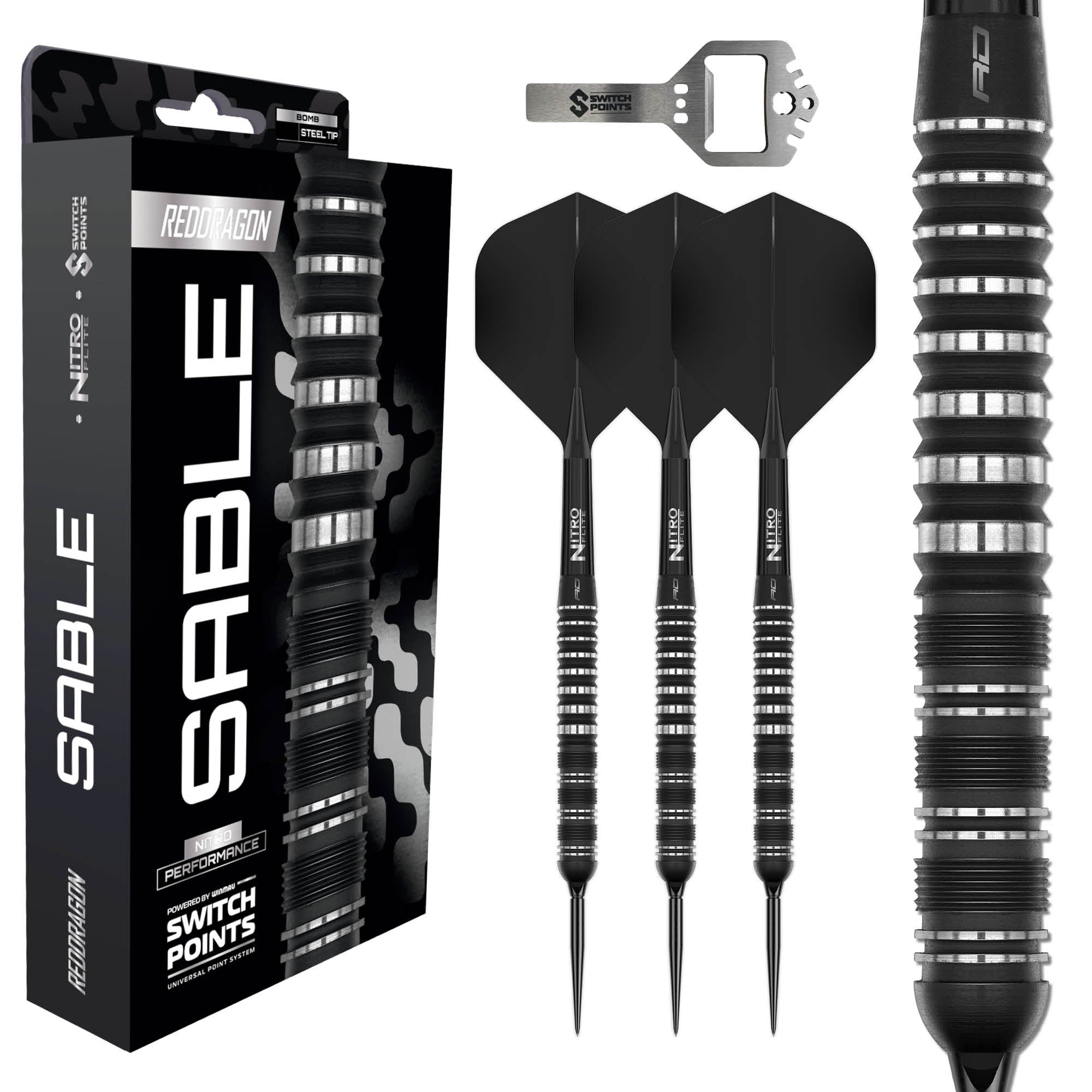 Sable 01 90% Switch Point Darts | Parallel
