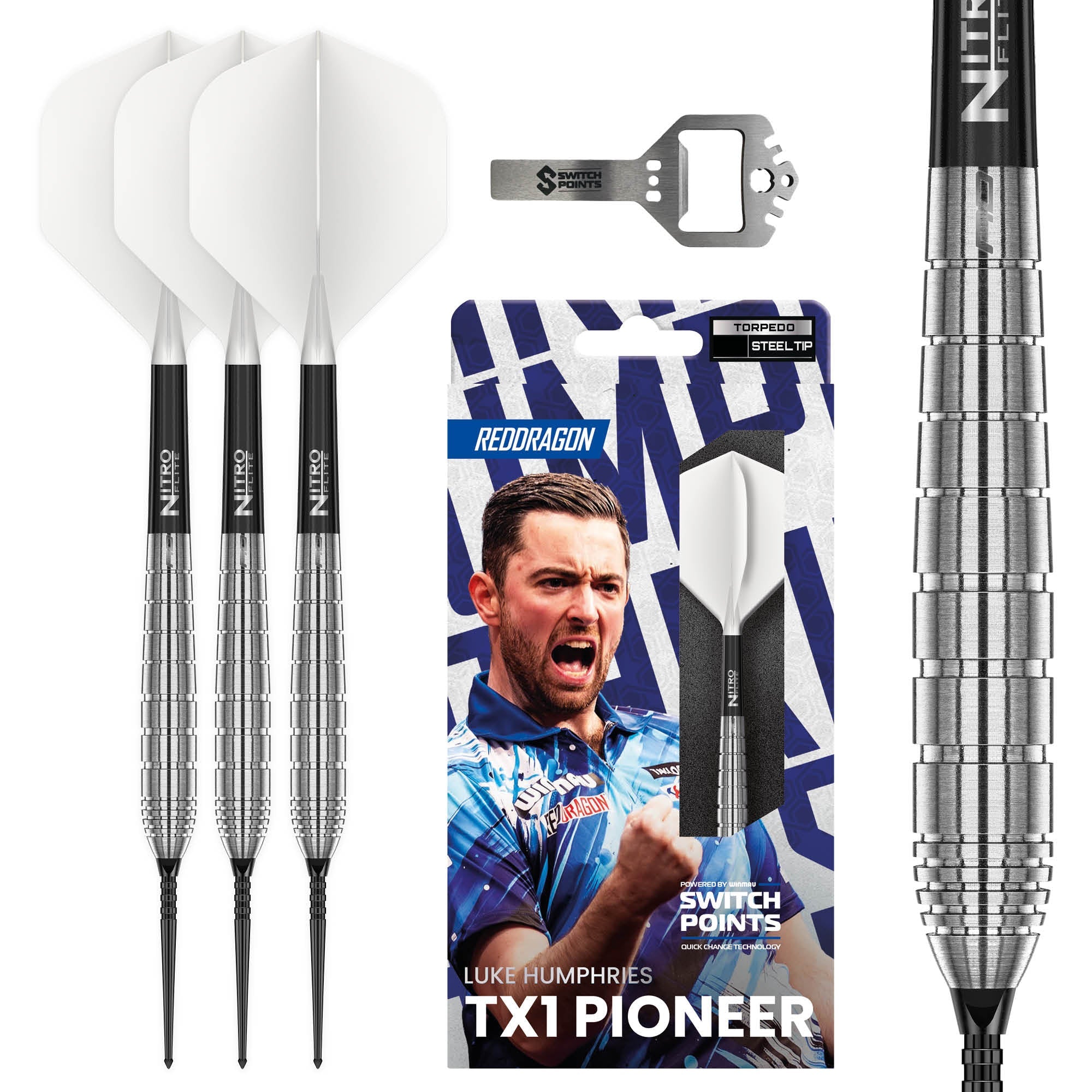 Luke Humphries TX1 90% Tungsten Switch Point Darts