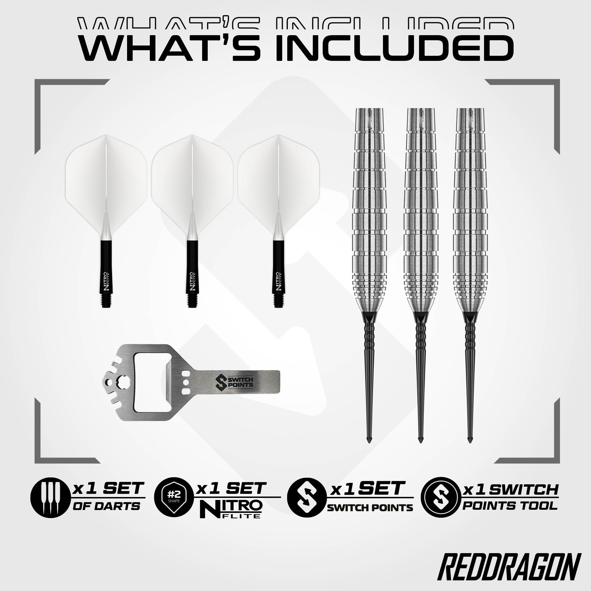 Luke Humphries TX1 90% Tungsten Switch Point Darts