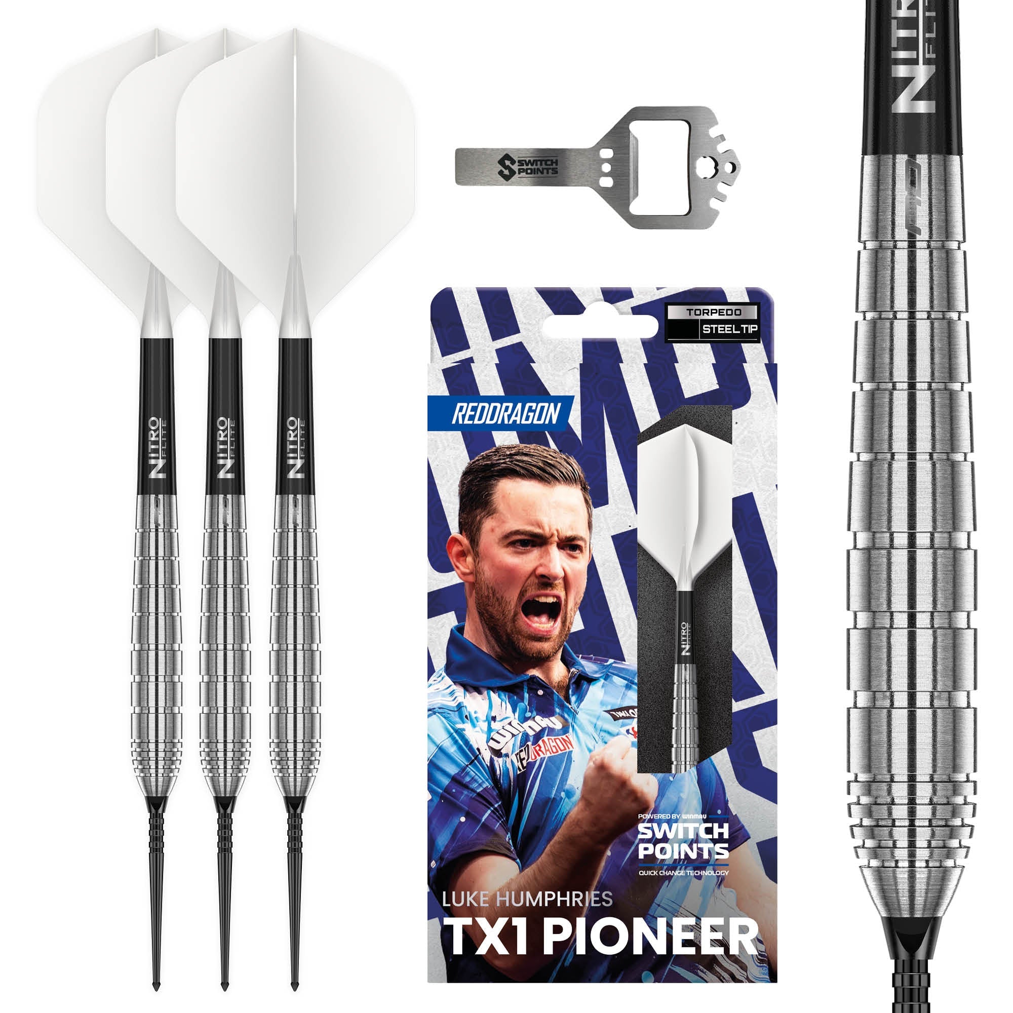 Luke Humphries TX1 90% Tungsten Switch Point Darts