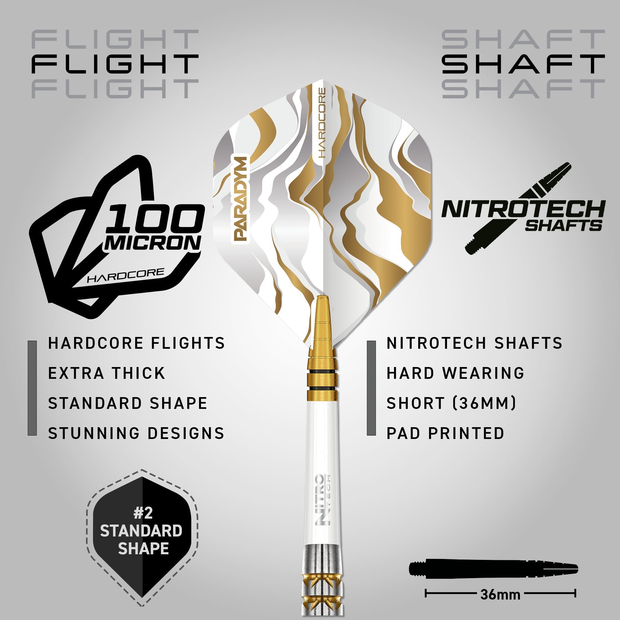 Red Dragon Paradym Darts – Gold- und Silberparallel