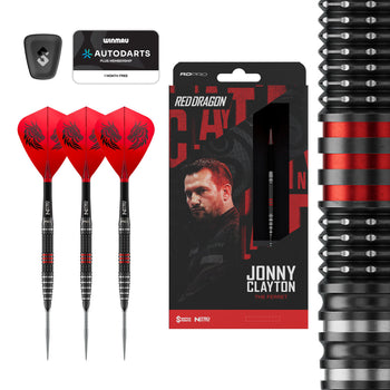 Fléchettes Jonny Clayton RD-PRO à pointe interchangeable, 90 %
