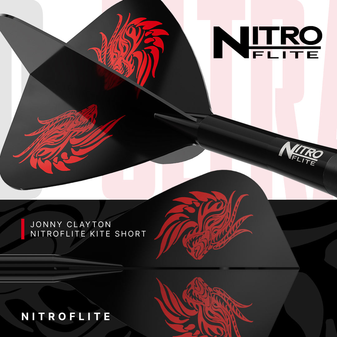 Fléchettes Jonny Clayton RD-ULTRA à pointe interchangeable, 90 %