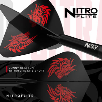 Fléchettes Jonny Clayton RD-ULTRA à pointe interchangeable, 90 %