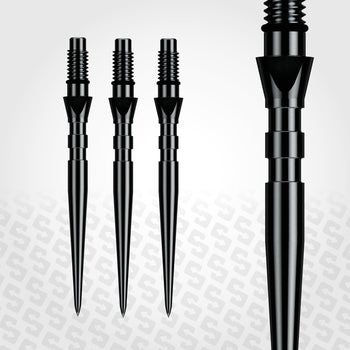 Winmau Switch Points  - Grooved Black