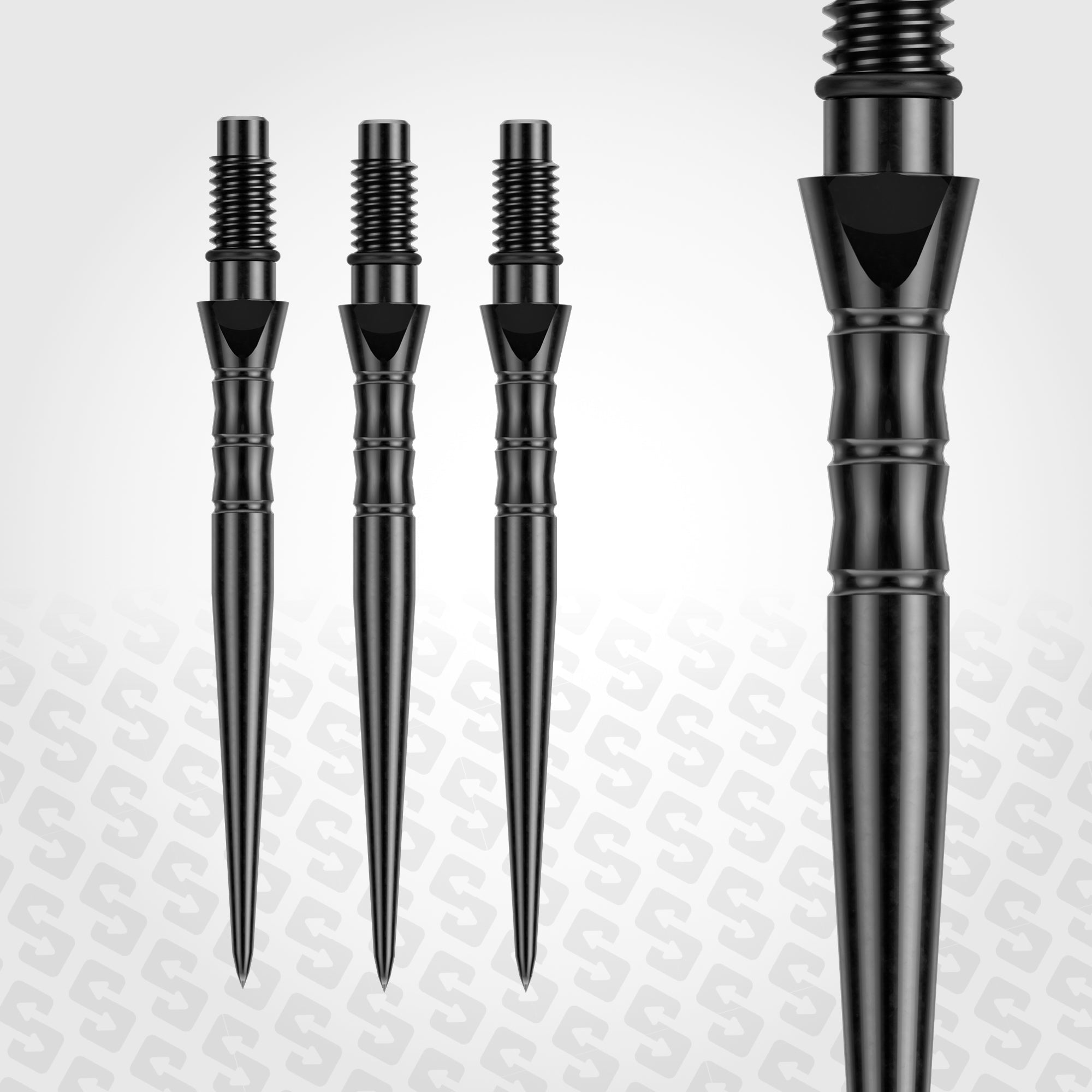 Winmau Switch Points  - Wave Black