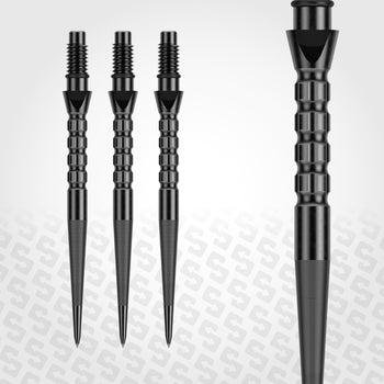 Cadena de punto de cambio negra