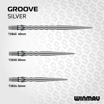 Switch Points  - Grooved Silver